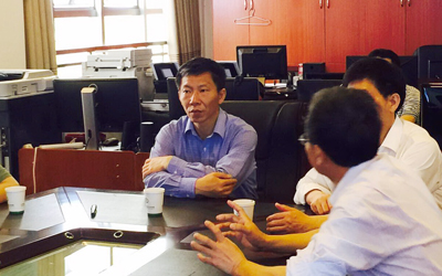 江西省水利廳廳長羅小云視察撫州防汛抗旱綜合平臺(tái)